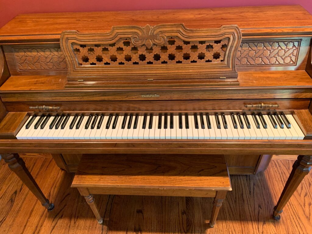 Free Piano in Los Altos, California Baldwin Upright Piano