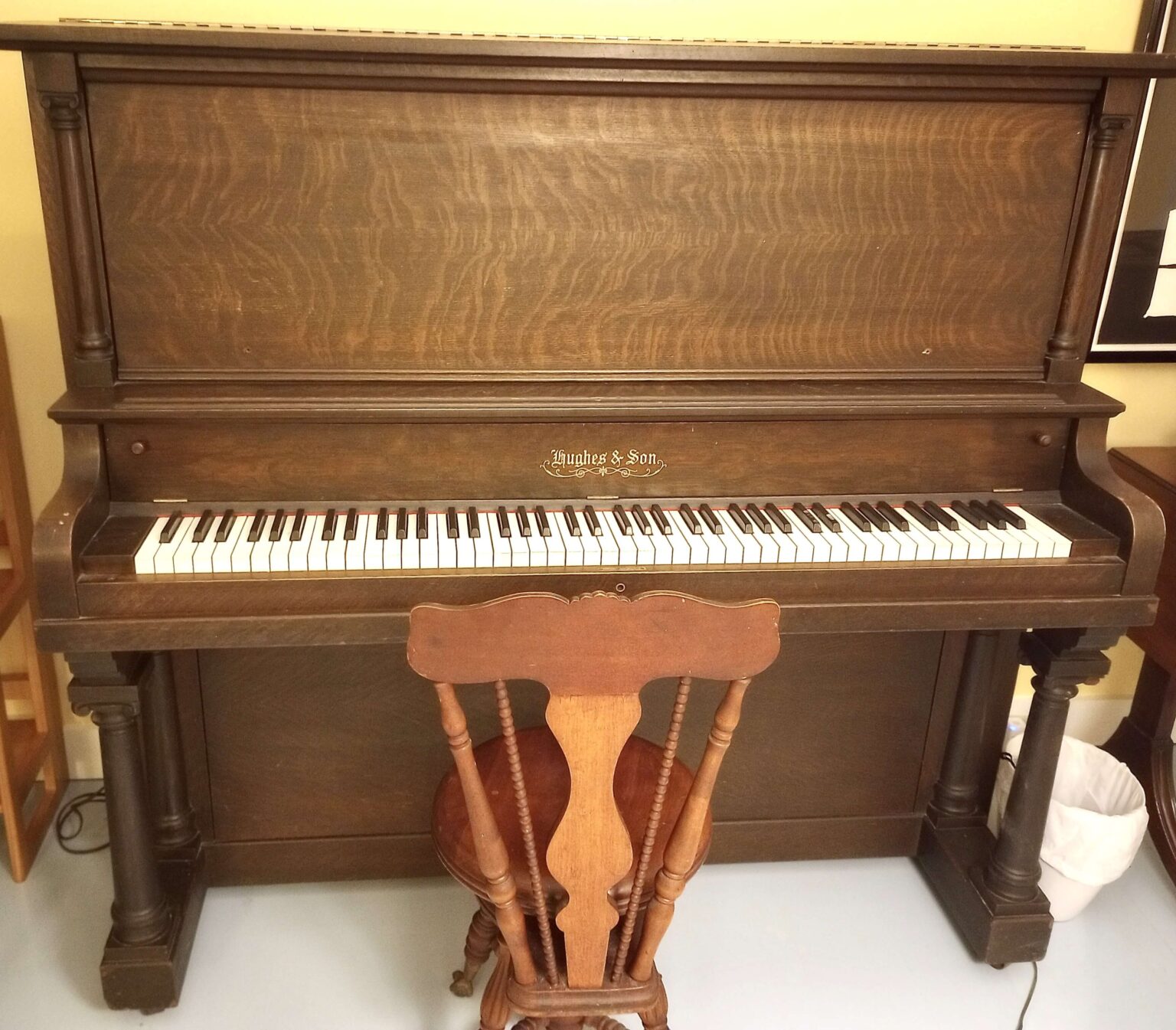 Free Piano in Windham, Maine Hughes & Son Upright Piano